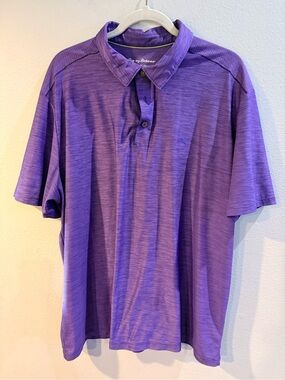 Tommy Bahama Men’s Purple Heather Performance Polo